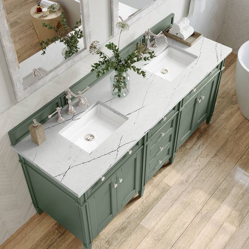 James Martin Vanities 650-V72-FENC Brittany 72" Free Standing Double