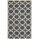 preview thumbnail 73 of 183, SAFAVIEH Handmade Cambridge Trudie Geometric Wool Rug 5' x 8' - Dark Grey/Ivory - Rectangle