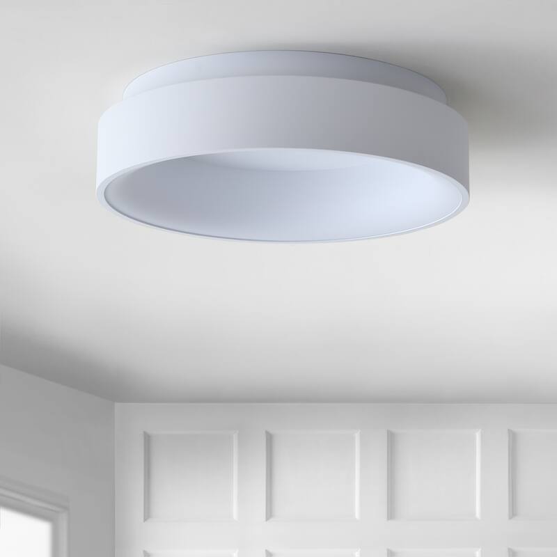 Rafael 17.7" LED Flush Mount Ceiling Light, by JONATHAN Y