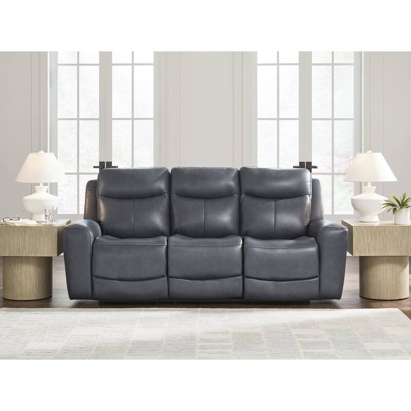Signature Design by Ashley Mighty Moves Power Reclining Sofa - 88" W x 40" D x 42" H - Gray
