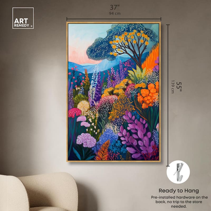 Solara's Bloom Canvas by Art Remedy