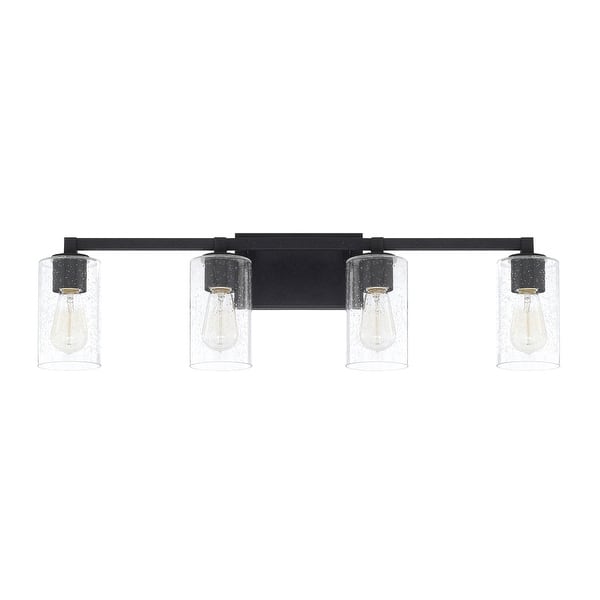 slide 1 of 2, Ravenwood Black Iron 4-light Vanity Fixture