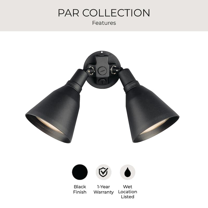Progress Lighting P5203-31 Par Lampholder Two Light FloodLight