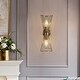 preview thumbnail 17 of 30, 2-Light Black/Gold Wall Sconces 16 Inch Modern Wall Sconce - N/A