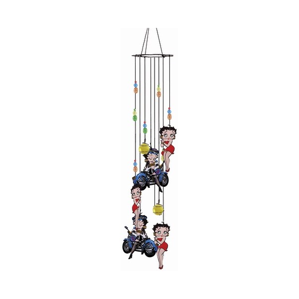 Spoontiques 11974 betty boop biker wind chime