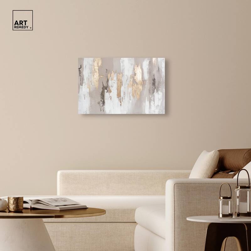 Gilded Brilliance I Canvas by Art Remedy, Gallery Wrapped