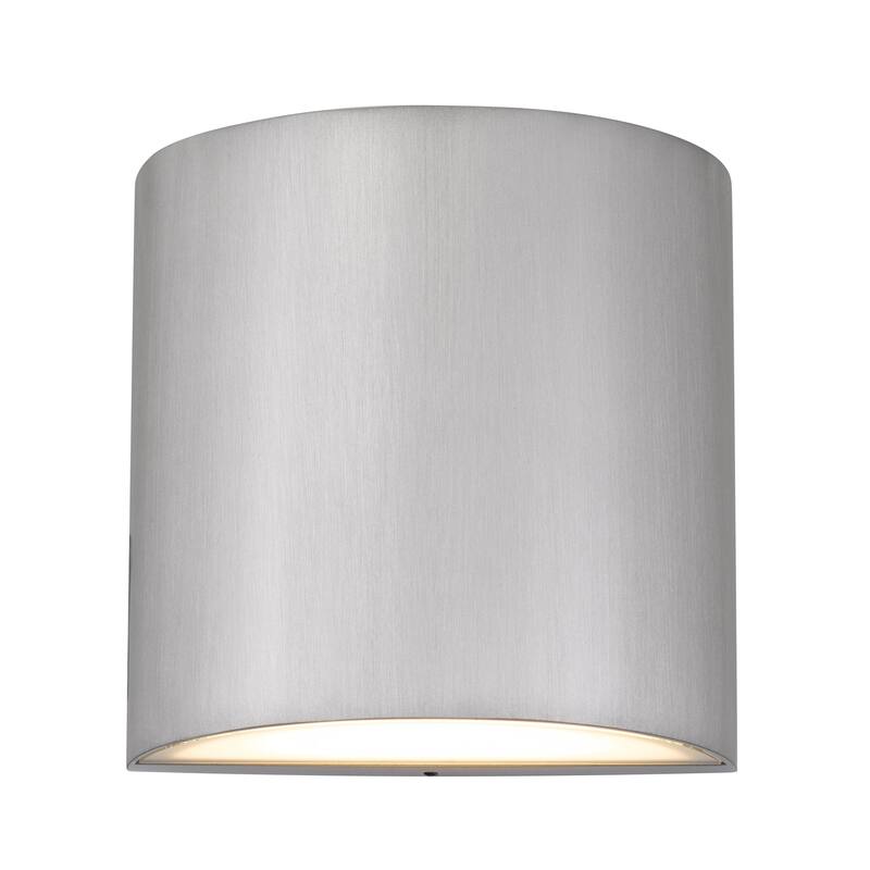 Brushed Aluminum LED Wall Sconce - Brushed Chrome