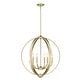 preview thumbnail 4 of 10, Golden Lighting Colson 6 Light 26" Wide Taper Candle Style Chandelier