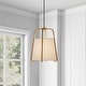 preview thumbnail 6 of 17, Marduk Contemporary Antique Pendant with White Linen Shade