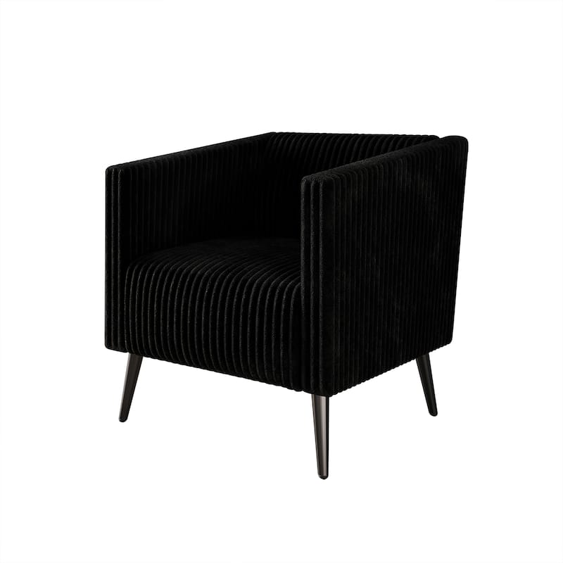 CraftPorch Corduroy Modern and Glamorous Velvet Upholstered Arm Chair