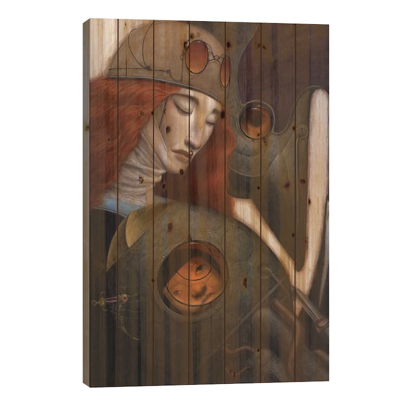 Shared Eyewear Print On Wood by Bill Carman - Multi-Color - 26x18x1.5