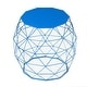 preview thumbnail 7 of 15, Adeco Accents Geometric Iron Side Table