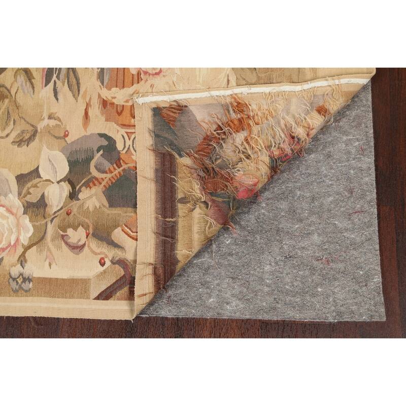 Flat-weave Pictorial Tapestries French Oriental Area Rug Wool Carpet - 3'0" x 5'2"