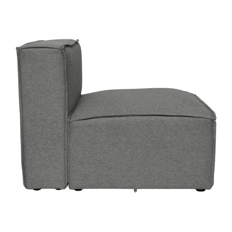 Contemporary Modular Sectional Sofa Armless Middle Chair