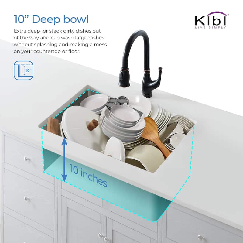 Handcrafted Undermount Single Bowl Stainless Steel Kitchen Sink