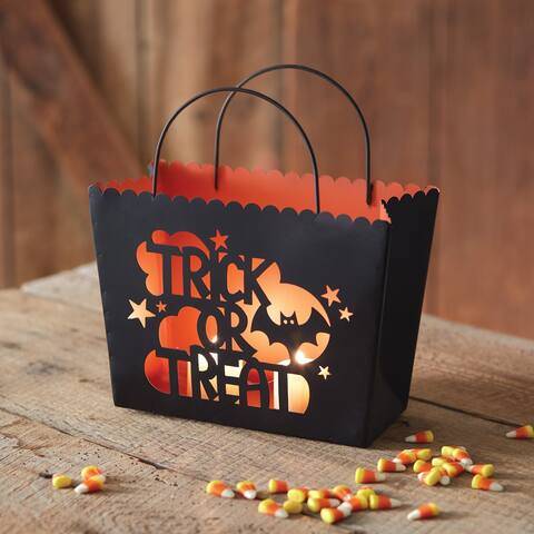 Trick-Or-Treat Candy Bag Luminary - 10¼''W x 5''D x 11½''H