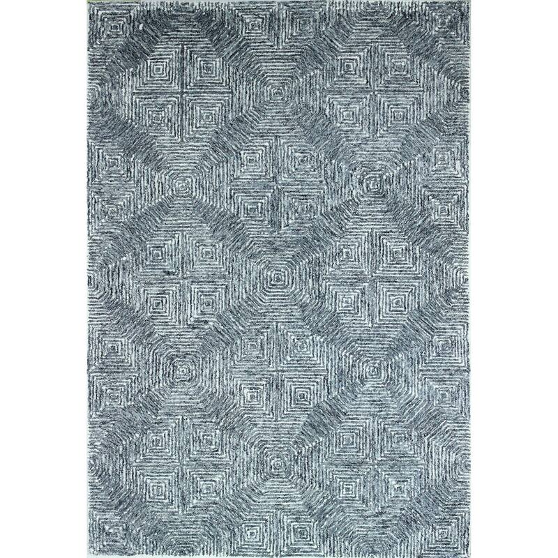 Bashian Emmitt Azure Transitional Area Rug - 7'6" X 9'6" - Marine