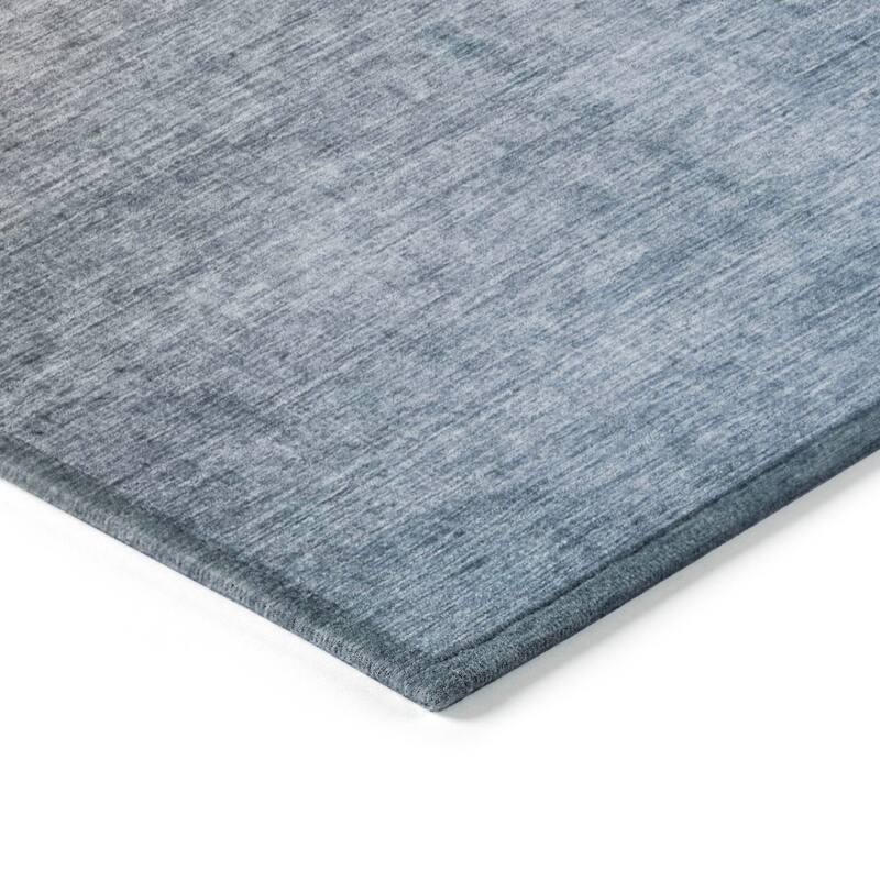 Machine Washable Indoor/ Outdoor Modern Ombre Chantille Rug