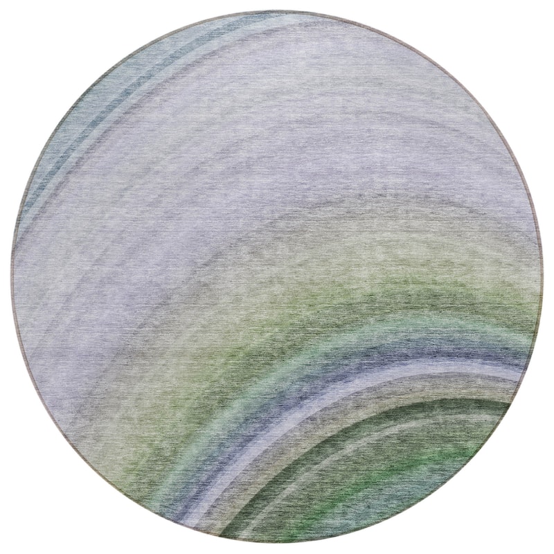 HomeRoots Abstract Transitional Rectangle Outdoor Rug