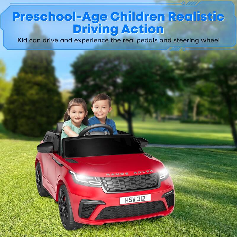 12V Licensed Land Rover Ride Electric Car for Kids with Parent Remote Control