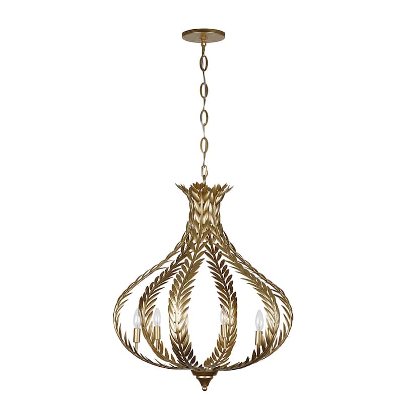 Savoy House 1-4000-6 Atlas 6 Light 29" Wide Taper Candle Abstract