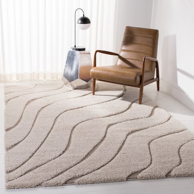 SAFAVIEH Florida Shag Hervor Soft Serene Waves 1.2-inch Thick Rug