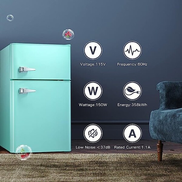 Bar fridge with separate freezer on sale