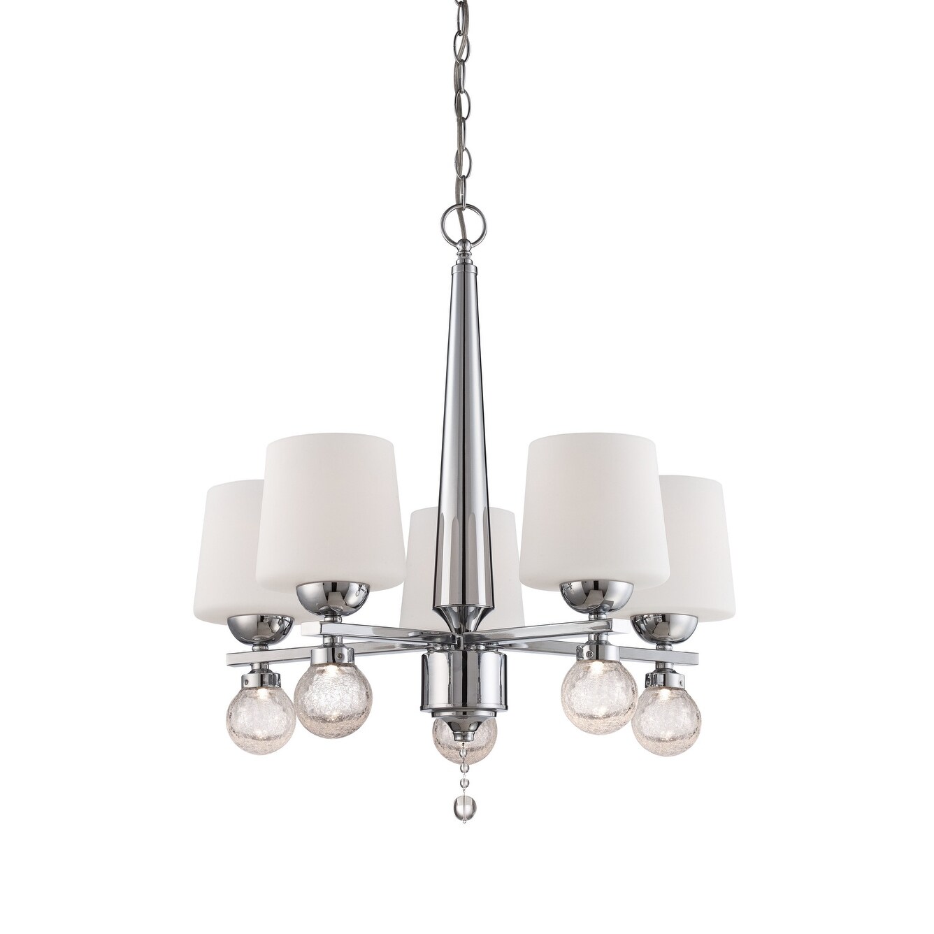 Designers Fountain LED85085  Astoria 5 Light 1 Tier Crystal Chandelier - Chandeliers For Bedrooms by Overstock.com