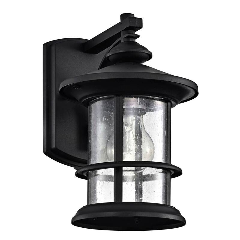 Belle 1 Light Transitional Outdoor Wall Lantern in 2 Pack