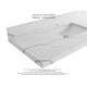 preview thumbnail 30 of 48, Willow Collections 72 x 22 Santa Monica Teak Double Bowl Sink Bathroom Vanity in Distressed Graywashed with Countertop
