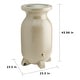 preview thumbnail 7 of 5, Koolscapes Stone-Look Rain Barrel, 75 gal (285L), Sandstone - M