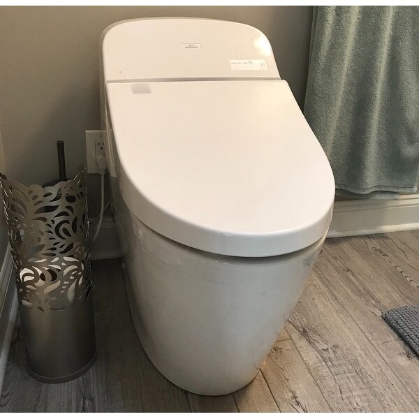 Shop Toto Washlet G400 Bidet Seat With Integrated Dual Flush 1 28 Or