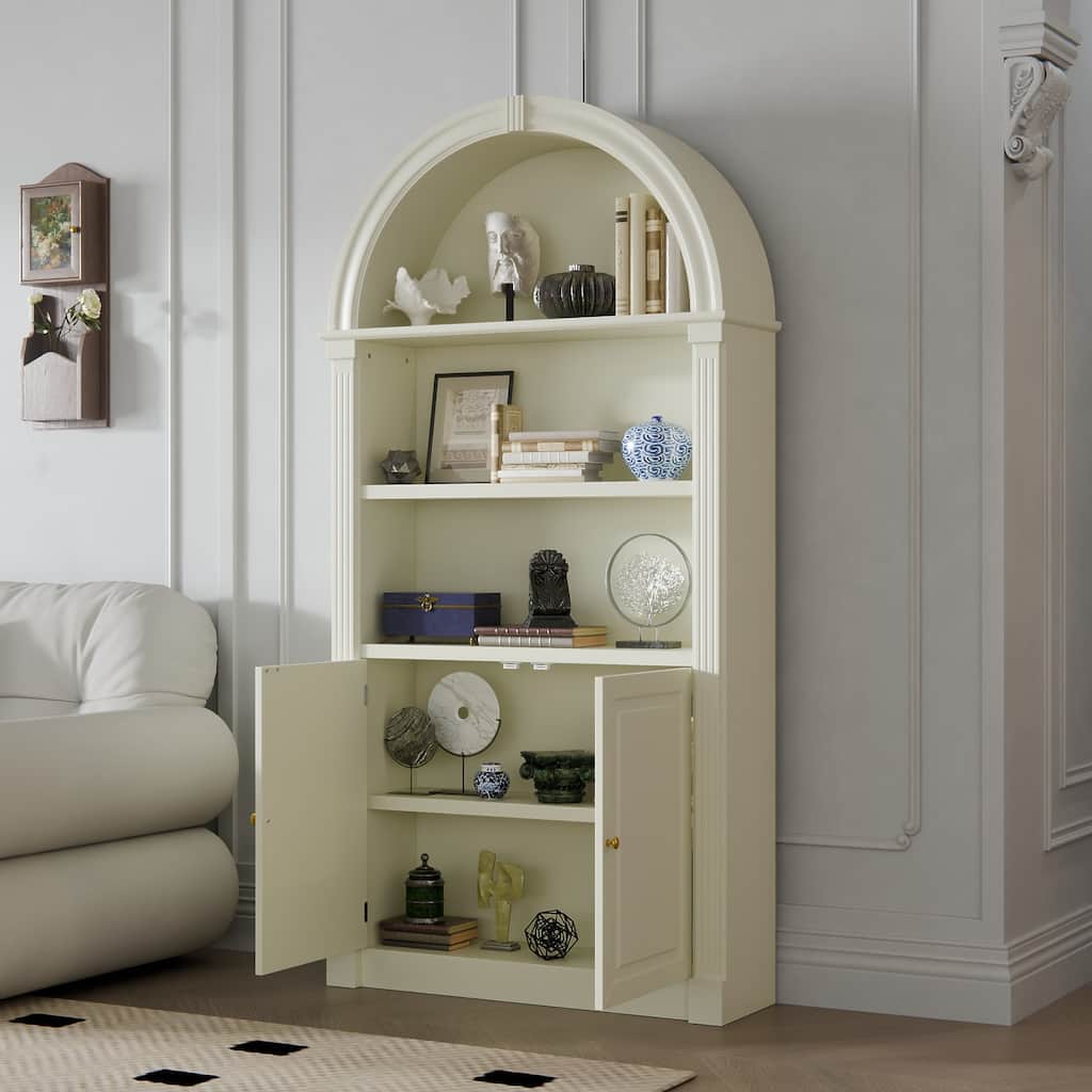Living Room Display Cabinet ,Showcase Cabinet,Open & Closed Storage,Ideal for Home Decor Display