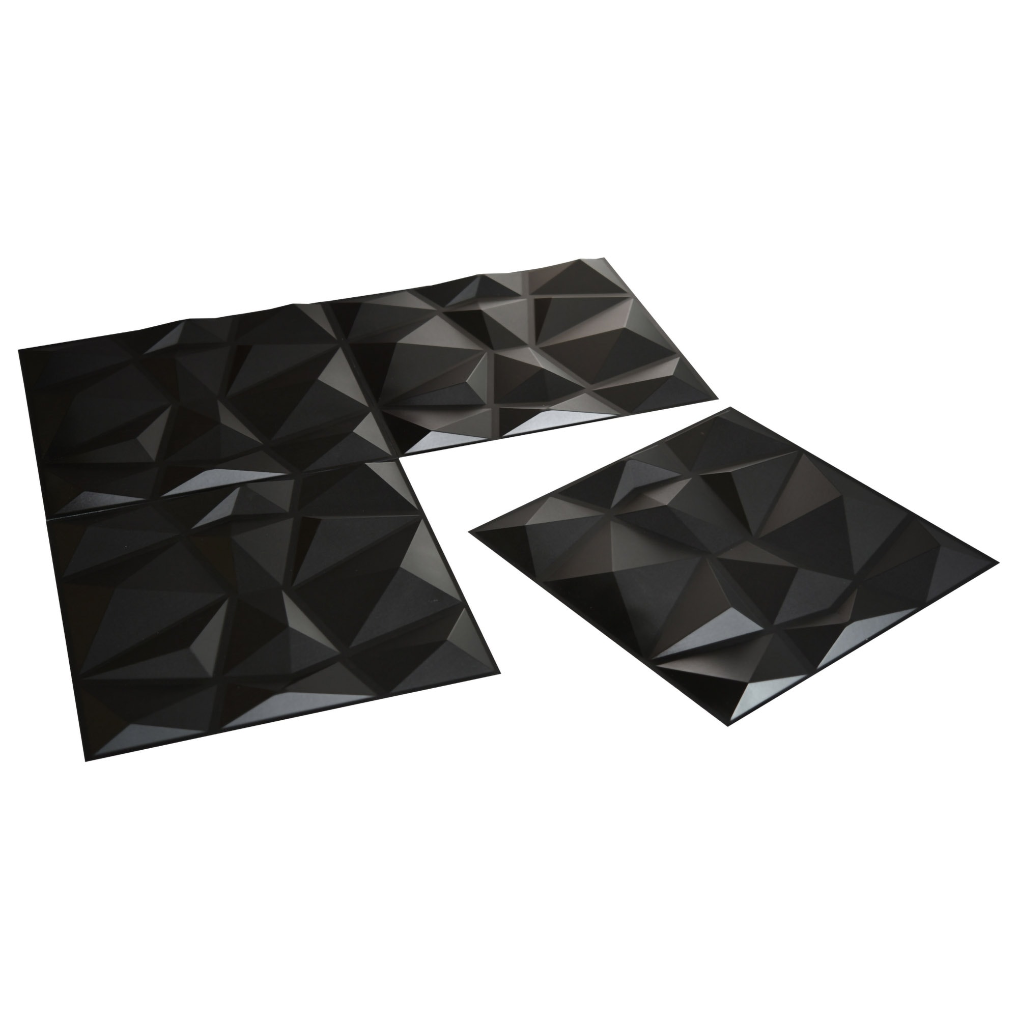 Shop Art3d 3d Wall Panels Pvc Diamond Design 32 Sq Ft