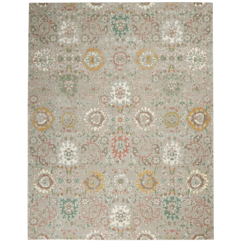 Nourison Twilight Area Rug - 12' x 15' - Grey/Multi - Rectangle