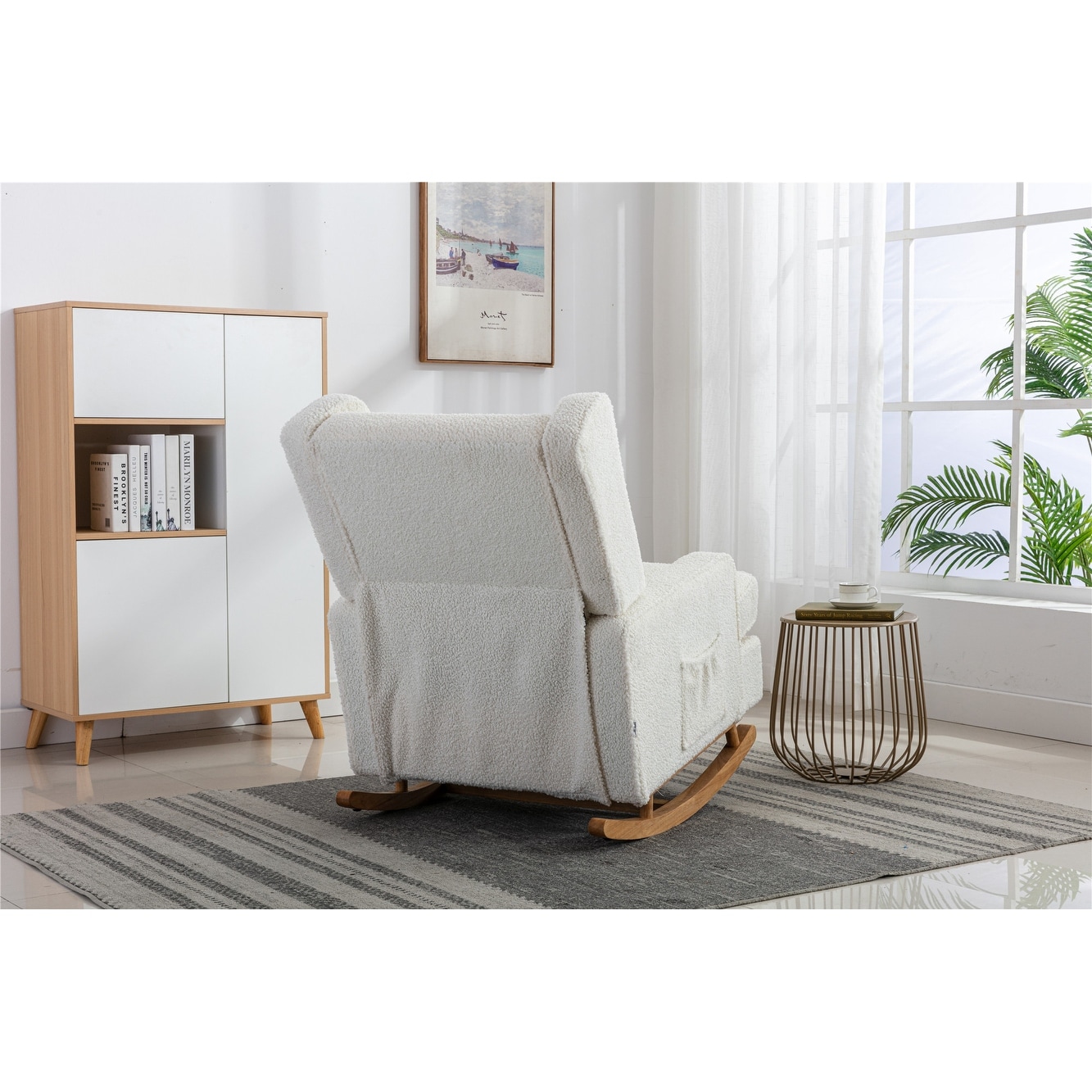 Oversized rocking chair nursery top