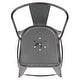 preview thumbnail 10 of 22, Distressed Metal Indoor/ Outdoor 24-inch Counter Stools (Set of 4)