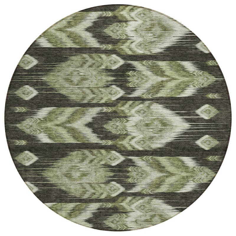 HomeRoots Southwestern Transitional Rectangle Outdoor Rug