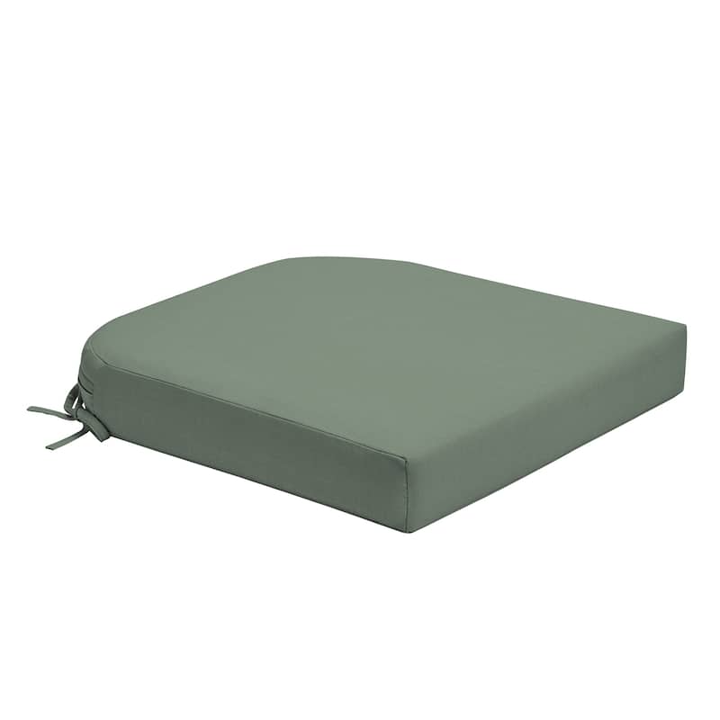 ARDEN Foam Outdoor Round Back Seat Cushion, 20 x 19