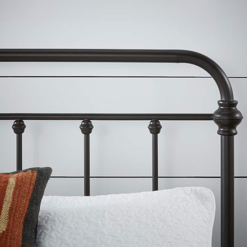 Giselle Antique Dark Bronze Iron Metal Bed by iNSPIRE Q Classic