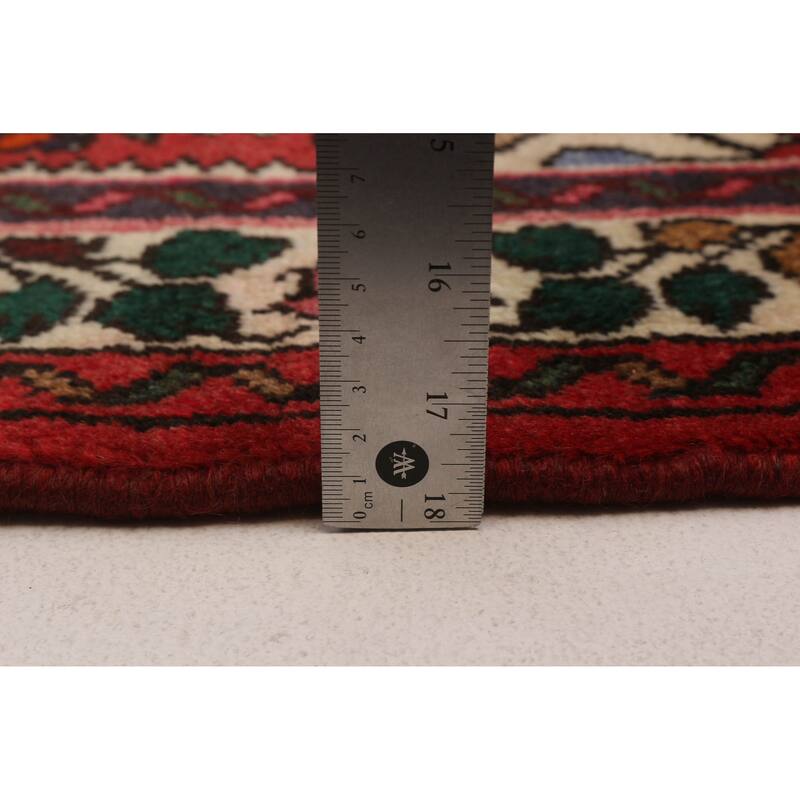 ECARPETGALLERY Hand-knotted Andelz Red Wool Rug - 3'5 x 5'0