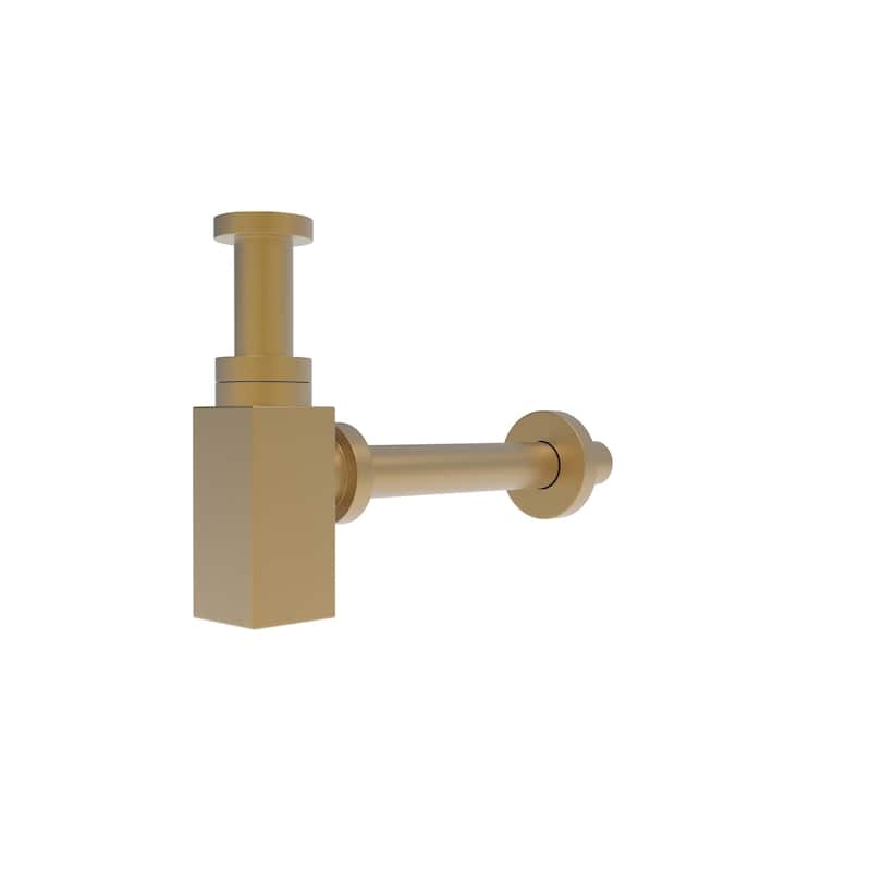 1.5" Square Bottle Adjustable Decorative P-Trap