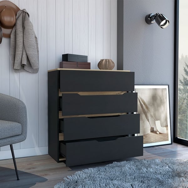 black four drawer dresser Adeptus Solid Wood Easy Pieces 4-drawer Chest of Drawers - On Sale - Bed Bath & Beyond Thats why a wall Drawer Dresser 35"H, Four Drawers,