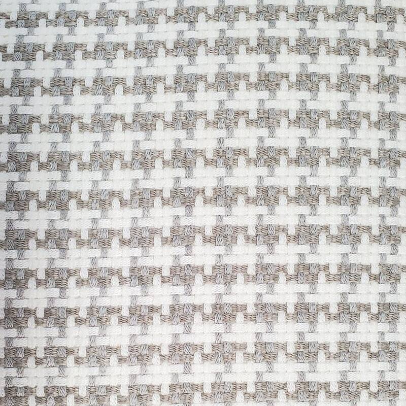 Coco Jicama Houndstooth Throw Pillow