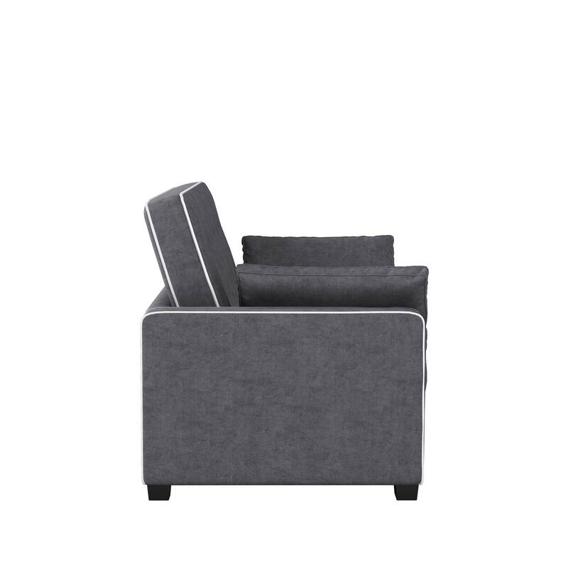 Serta Morrison Full Convertible Loveseat