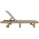 preview thumbnail 7 of 113, Shoreside Modern Poly Eco-Friendly All Weather Reclining Chaise Lounge With Wheels and Side Table (2-Piece Set)