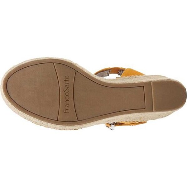 franco sarto treasure espadrille wedge sandal