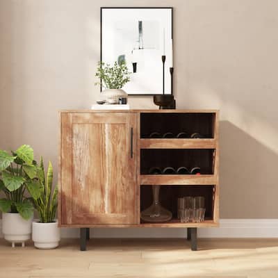 Sideboard and Bar Cabinet with Open and Closed Storage