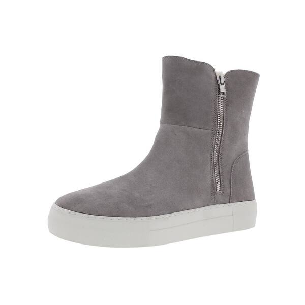 Shop Steve Madden Womens Boost Casual Boots Suede Faux Fur Lined