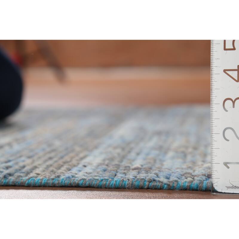 Trellis Moroccan Oriental Runner Rug Handmade Wool Carpet - 3'0"x 12'4"